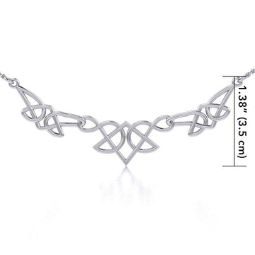 Celtic Knotwork Silver Necklace TN003 - Jewelry